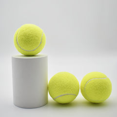 3pcs High Elasticity Rubber Tennis Balls For Beginners Practice
