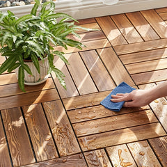 Interlocking Patio Deck Flooring for Garden Poolside Balcony