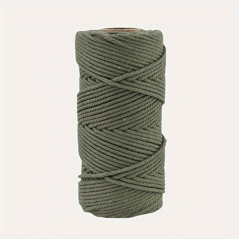 3mm Cotton Macrame Cords for Christmas Decor 100m