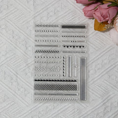 Long Lace DIY Decorative Cartoon Stamp Painting Template For DIY Craft