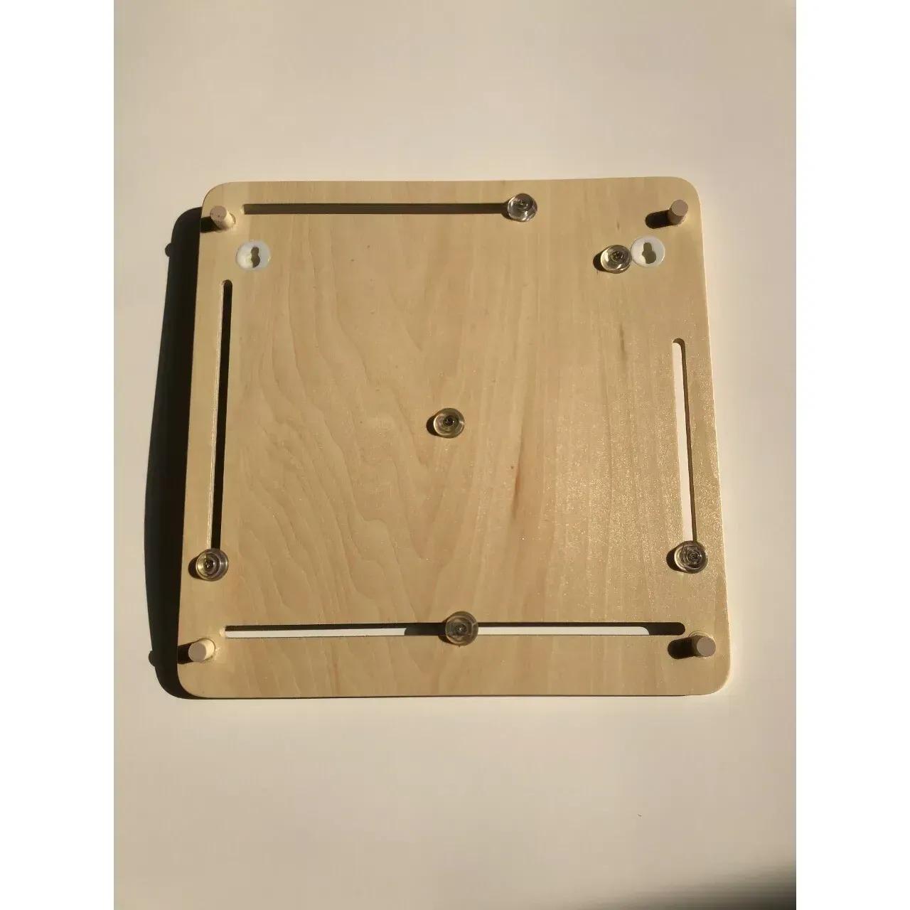 Wooden Educational Clock Calendar Teaching Clock Board