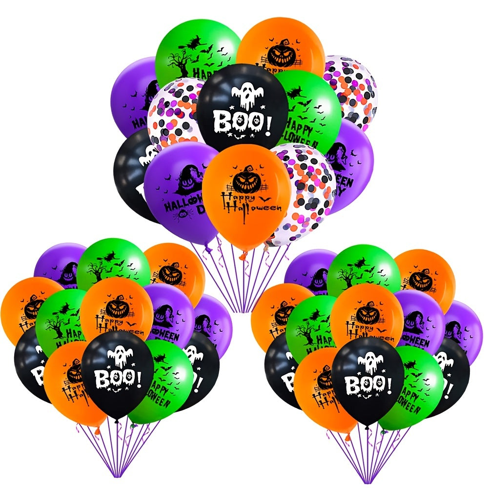 16pcs Halloween Decoration Balloons 30 Holiday Party Balloons