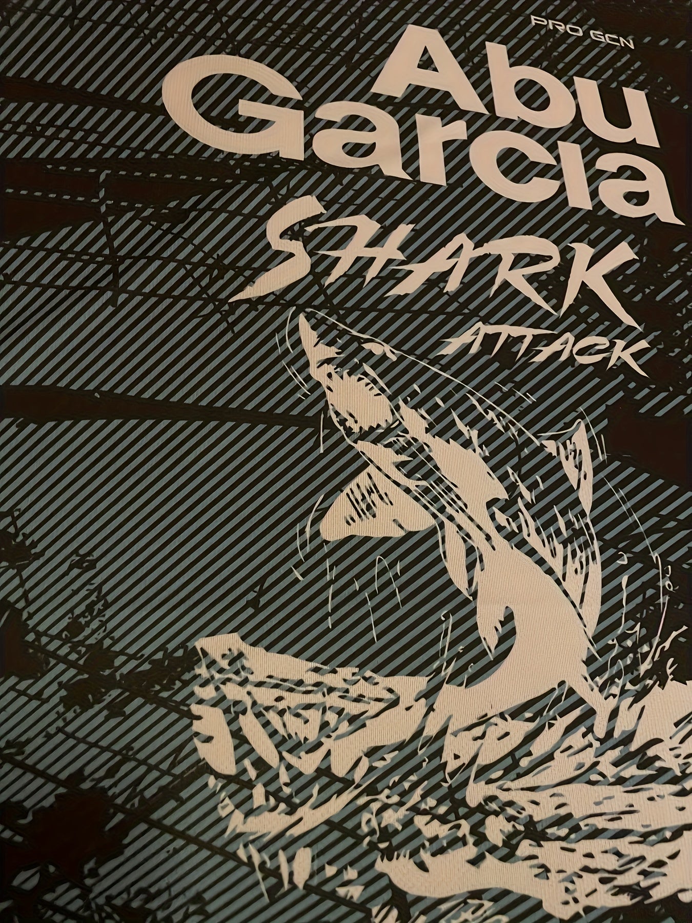 ABUGARCIA Fishing Pattern Print Men's Graphic Long Sleeve T shirt