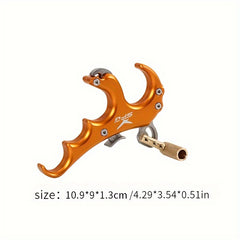 Aluminum 4 Finger Grip Bow Release Aid