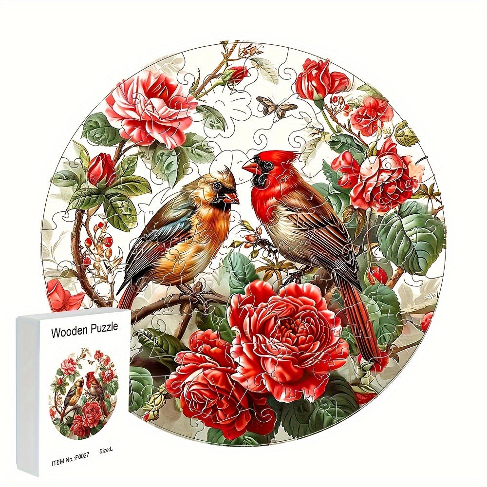 Wooden Jigsaw Puzzle Shaped Man Decompressing Irregular Animal Puzzle