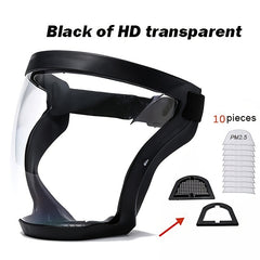 Full Faceshield Reusable Anti-fog Safety Glasses Mask