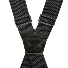 Big & Tall X-back Work Suspenders 4 Plastic Gripper Clips