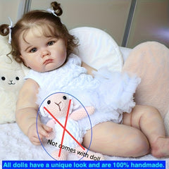 Realistic 24in Reborn Baby Doll with 3D Painted Skin & Vascular Vein