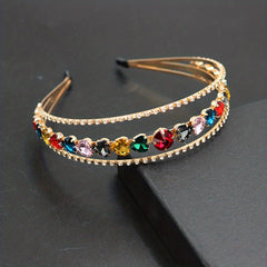 Rhinestone Hair Hoop Layer Headband Hair Accessories