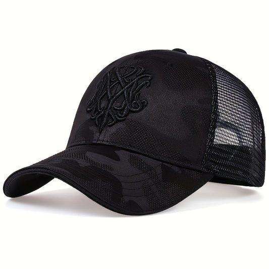 Men's Printed Baseball Cap Adjustable Casual Hat Spring Fall Summer Trucker Hat