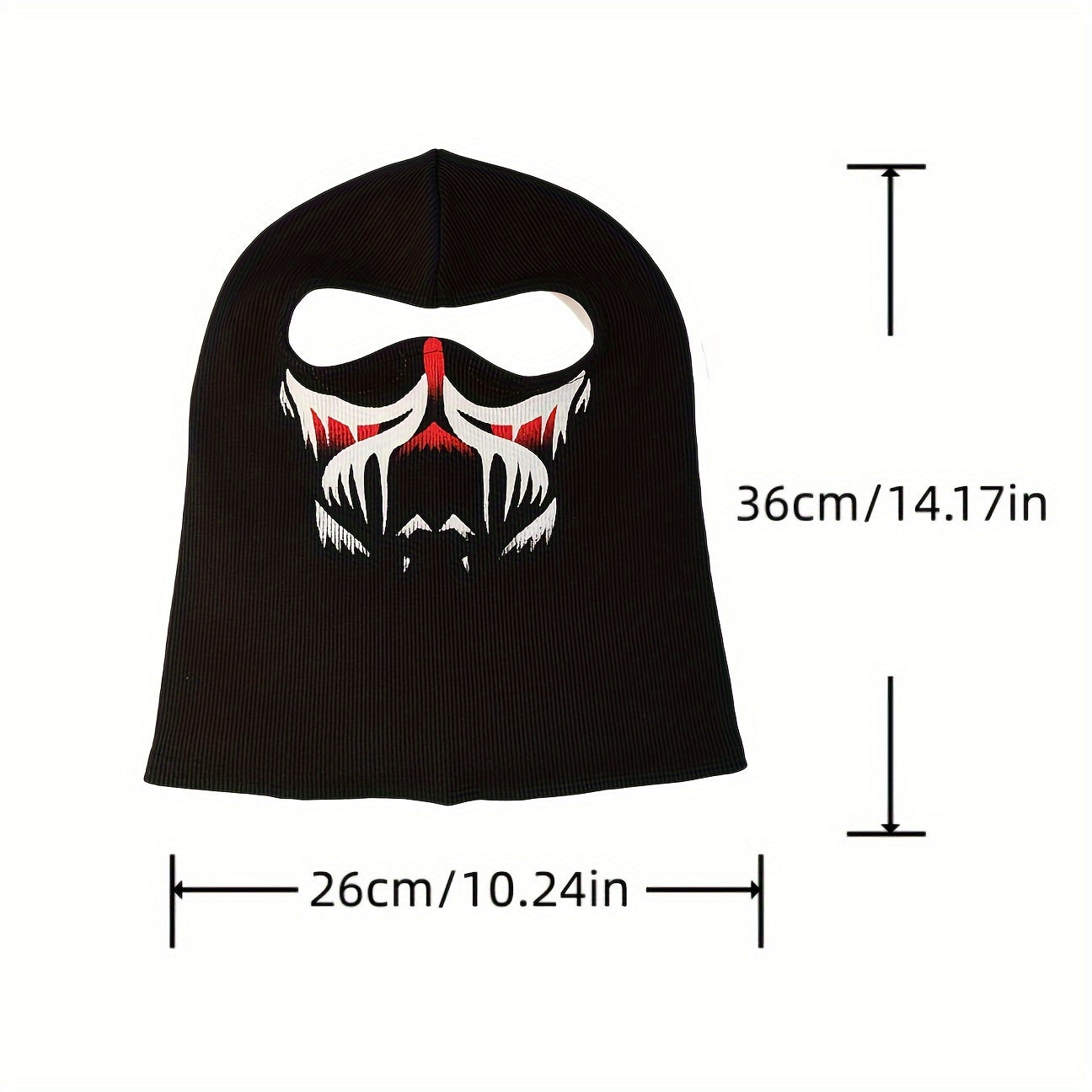 Halloween Dress Up Mask Head Mask Sunscreen Windproof Dustproof Headgear
