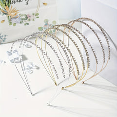 Retro Rhinestone 3 Tiers Headband Female Versatile Headband