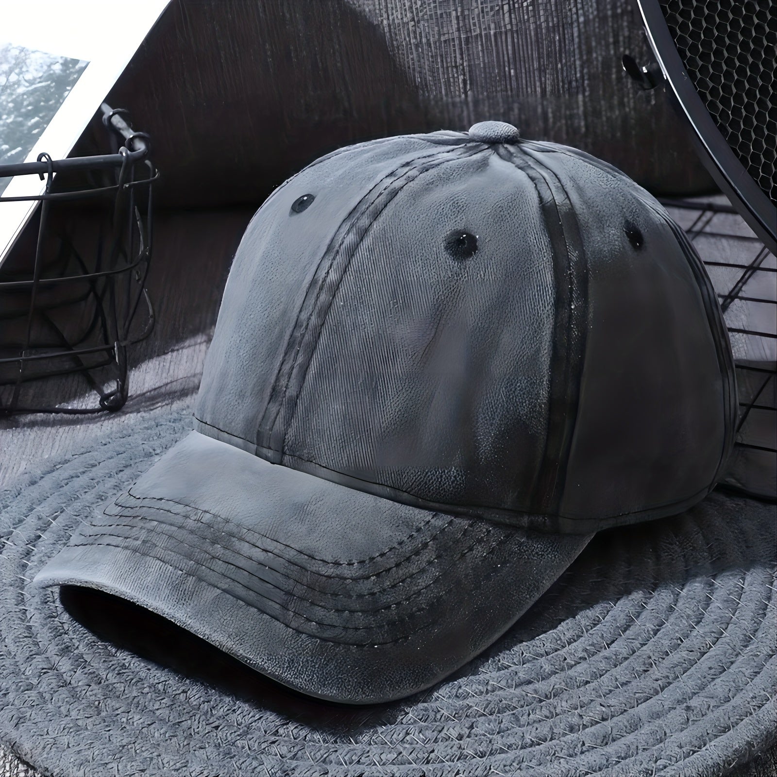 Unisex Cotton Baseball Cap Lightweight Distressed Dad Hat Casual Sun Hat
