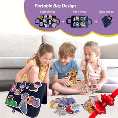 Felt Nursery Rhymes Set: Humpty Dumpty, Hickory Dickory Dock, Baa Ba
