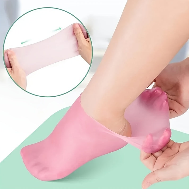 2pcs Silicone Gel Moisturizing Socks for Foot Care