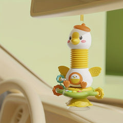 Baby High Chair Car Rattle Toys With Music Infant Suction Cup Table Toy