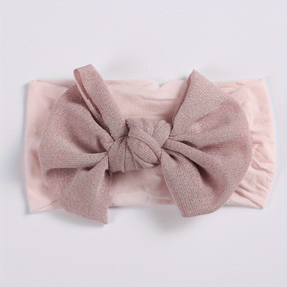 Bow Elastic Decorative Headband Hairband Hair Accessory