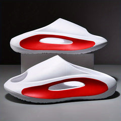 Men's Lightweight Slippers Open Toe Home Shoes For Shower Spring Summer
