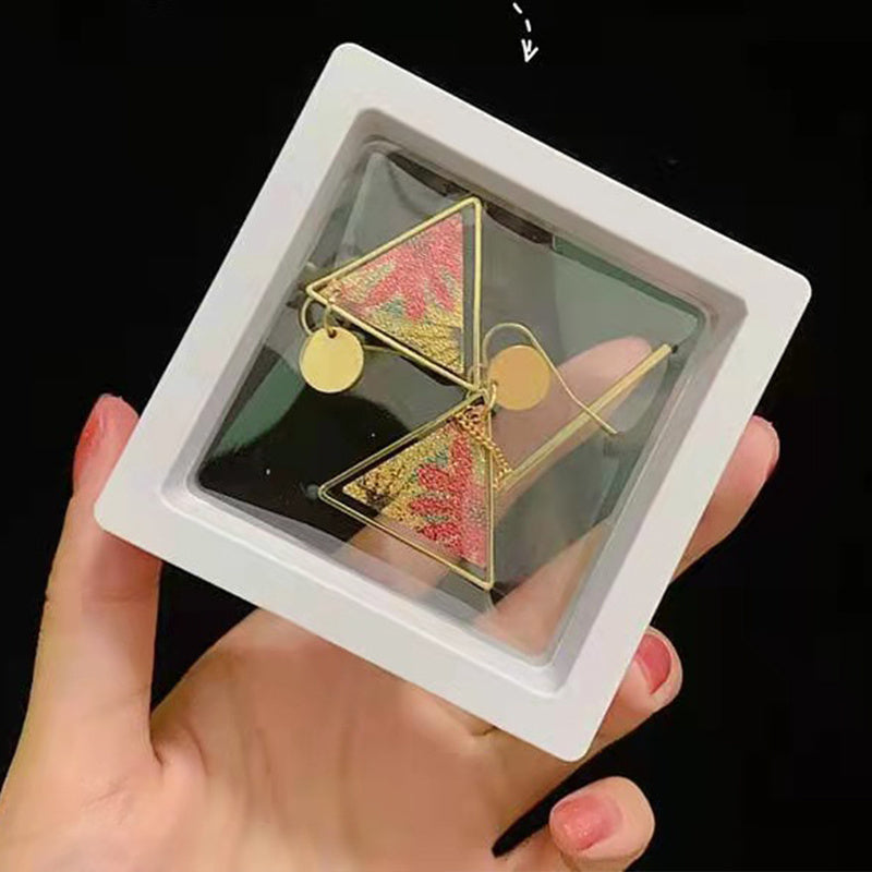 PE Transparent Film Jewelry Storage Box Set