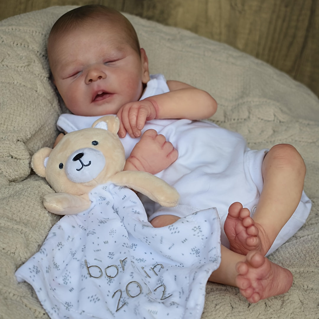 40 Reborn Doll Sleeping Toys Soft Touch Real Lifelike Accompany Doll