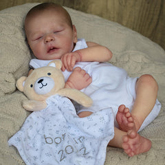40 Reborn Doll Sleeping Toys Soft Touch Real Lifelike Accompany Doll