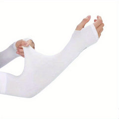 Elastic Ice Gloves Fingerless Gloves UV Protection for Women