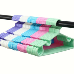 Delicate Kids Clothes Hangers Set Of 4 Sleek Lightweight Portable