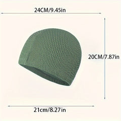 Comfortable Non slip Cap For Long Hair Solid Large Size Hat Unisex Swimming Cap