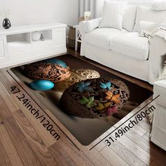 Magic Egg Pattern Rug Washable Carpet for Home Decor