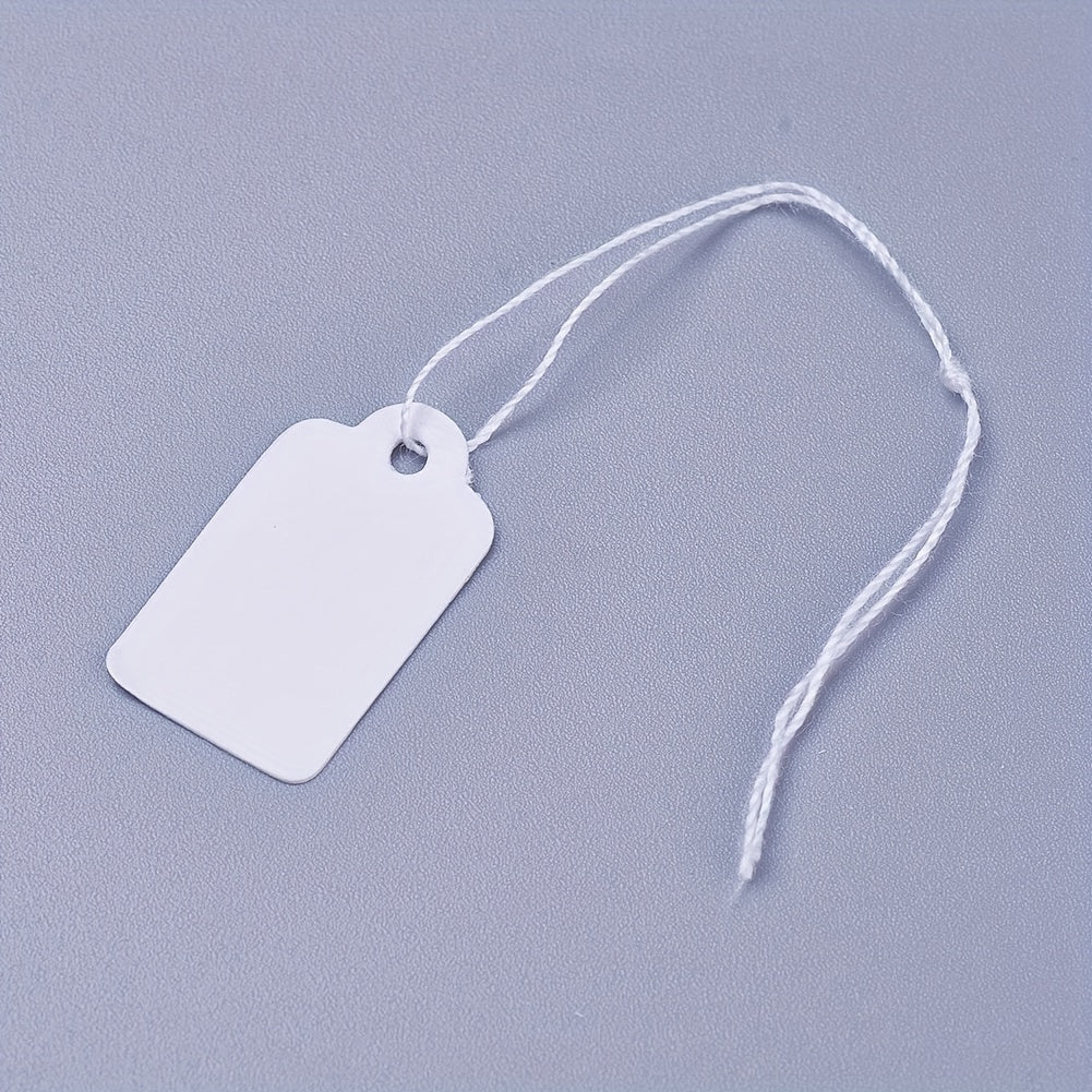 500pcs Rectangular Jewelry Tags Clothing Commodity Labels