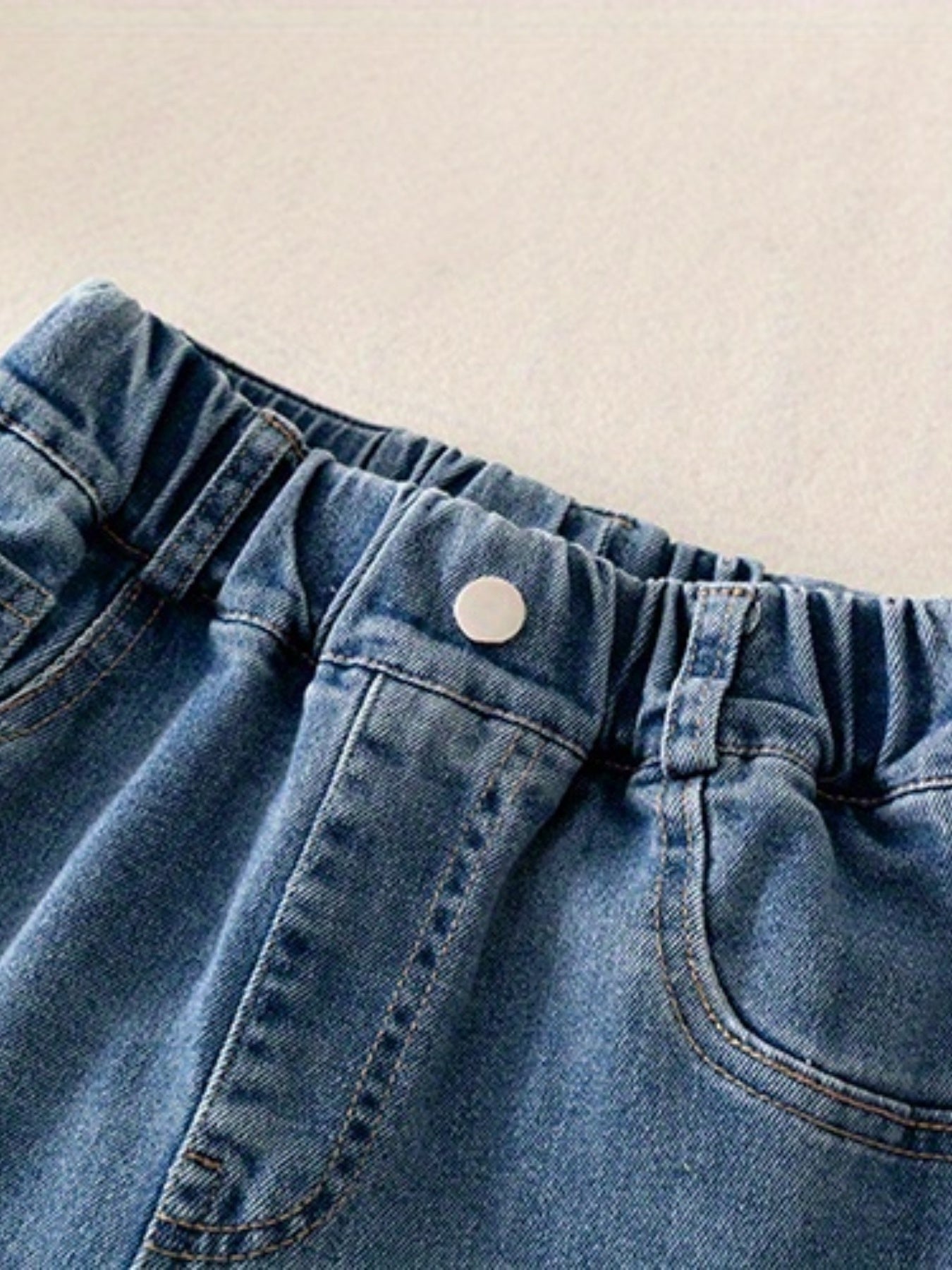 Girls Flared Tassel Jeans Denim Pants For Summer Kids
