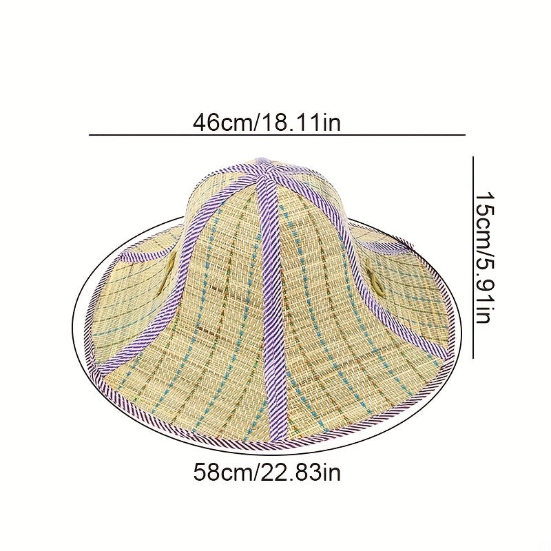 Foldable Sunshade Cowboy Hat for Outdoor Activities