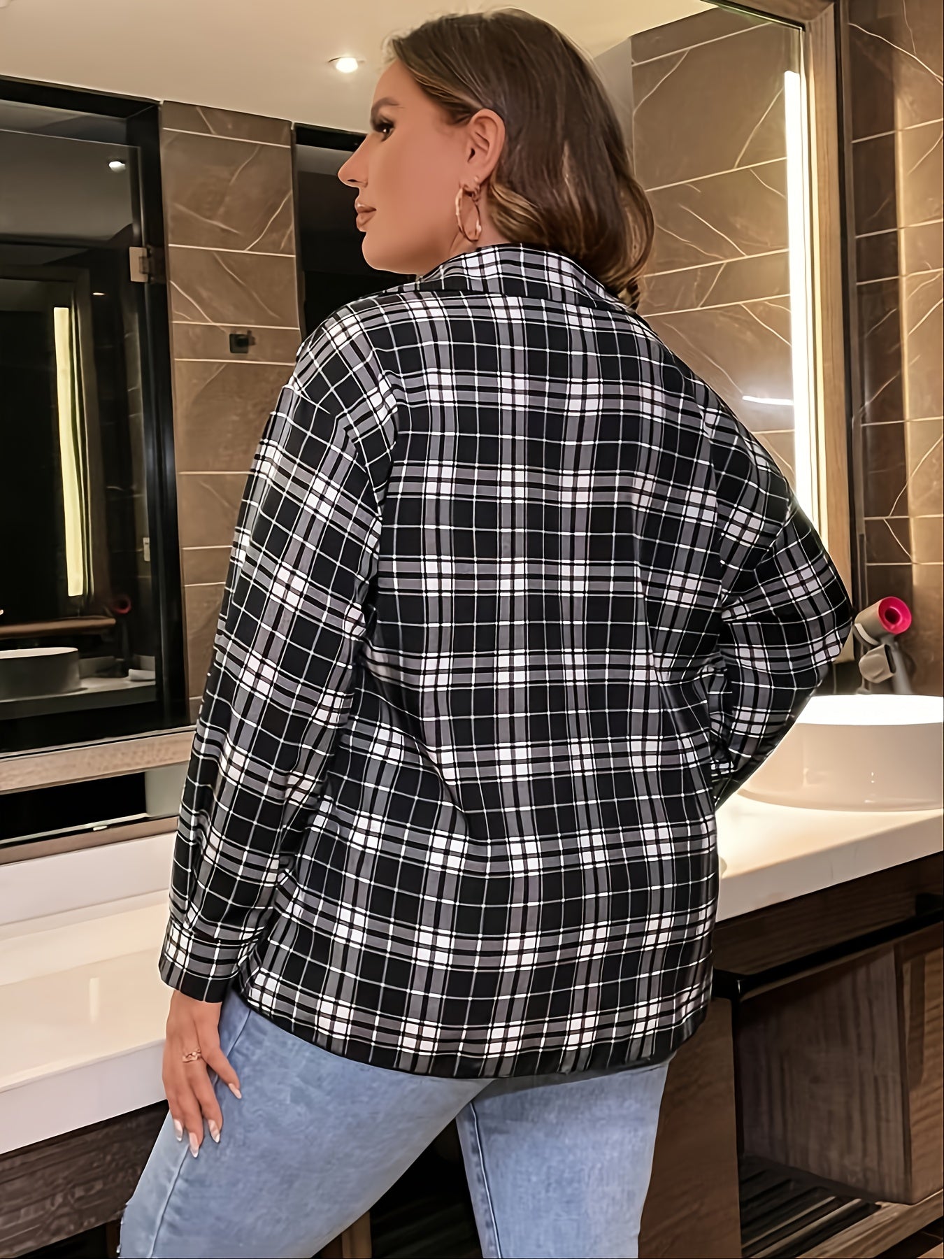  Plaid Blouse Women's Gingham Shirt