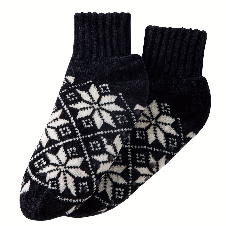 Geometric Print Mid Tube Socks Women's Stockings