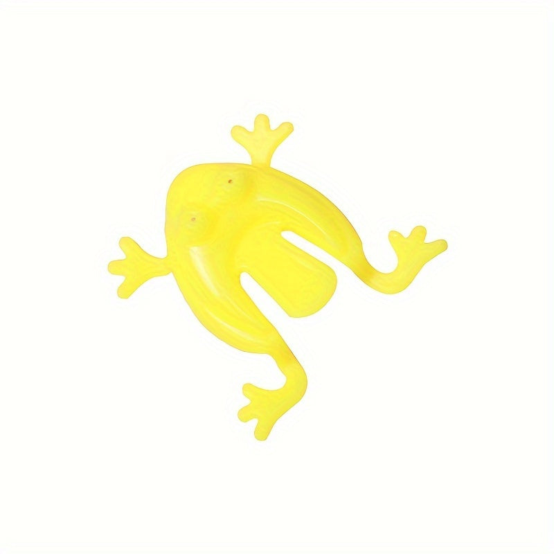 Jumping And Bouncing Plastic Frog Toys Novel Stress Relief Toys