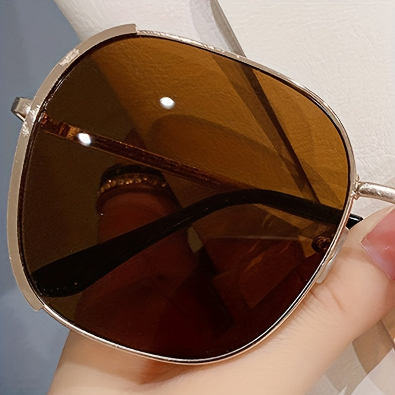 Metal Sunglasses Unisex Photochromic Glasses UV400