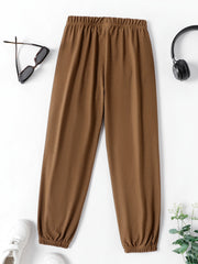 Kid Boy Casual Waffle Textured Elasticized Pants