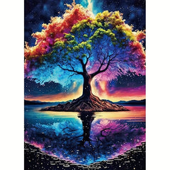 DIY Diamond Painting Landscape Reflection Tree Creative Gift