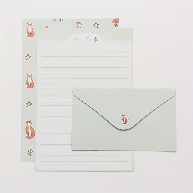 Stationary Set: 6 Letter Paper, 3 Envelopes, Writing Letters