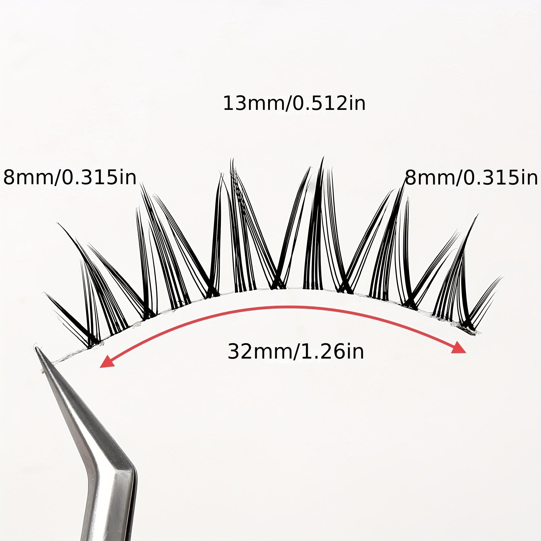 Anime Cosplay False Eyelashes 3D Wispy Japanese Style Manga Lashes