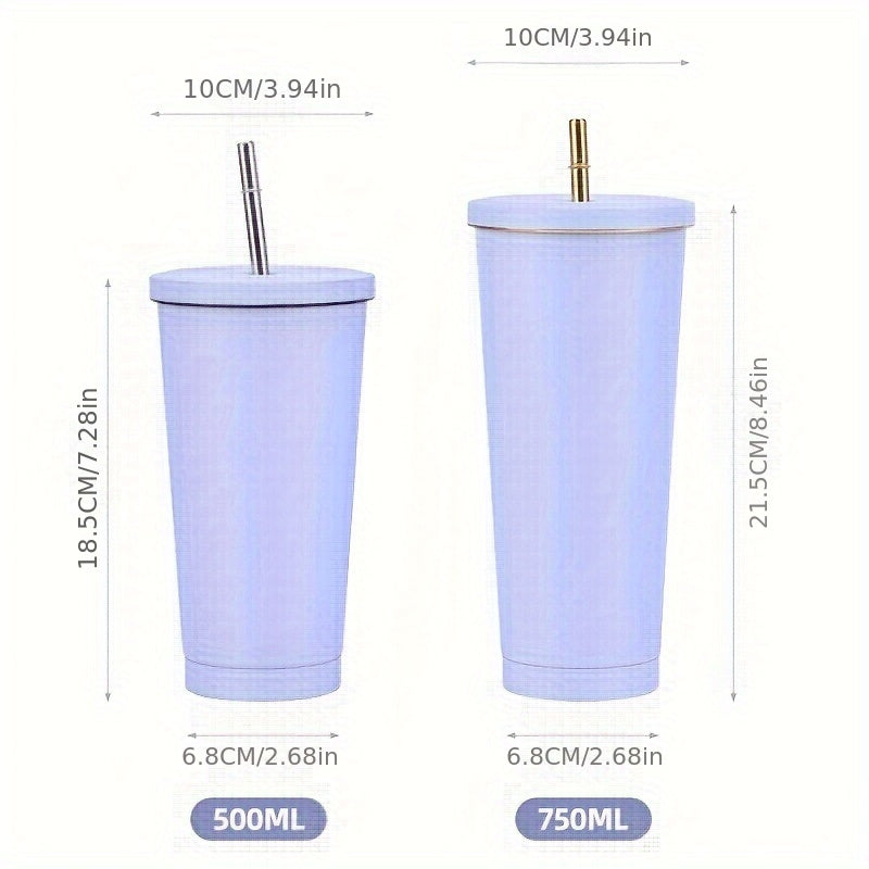 Stainless Steel Insulated Tumbler 304 Vacuum Straw Cup
