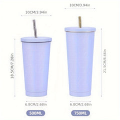 Stainless Steel Insulated Tumbler 304 Vacuum Straw Cup