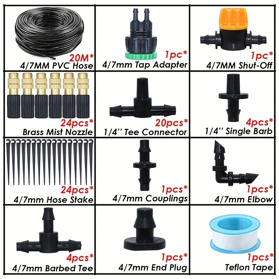 Adjustable Automatic Drip Irrigation Kit DIY Watering Set Gardening Tool