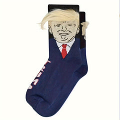 3 Pairs Funny Novelty Quarter Socks for Men