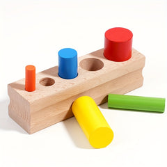 Wooden Shape & Sorting Toy for Kids 2-3 Years