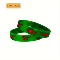 Jurassic Dinosaur Silicone Bracelet for Dino Theme Parties
