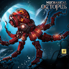 Mechanical Octopus Building Blocks Underwater World Animal Model