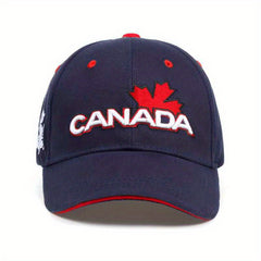 Canada Maple Leaf Baseball Cap Embroidery Unisex Casual Sun Hat
