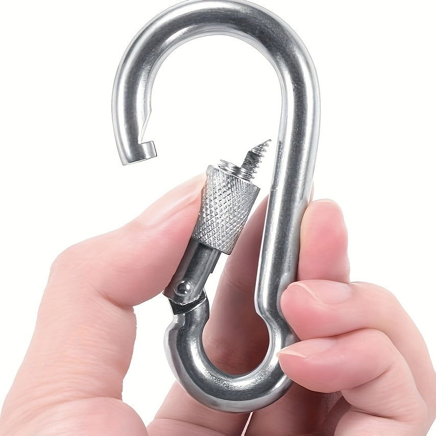 Heavy Duty Locking Carabiner Stainless Steel Snap Hooks