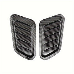 Carbon Fiber Car Air Flow Intake Vent Cover Sticker Decal